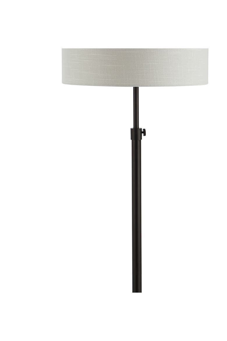 June 65" Adjustable Metal/Marble LED Floor Lamp, Alternate, color, Oil Rubbed Bronze