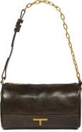 Tahari Sloan Faux Leather Barrel Shoulder Bag