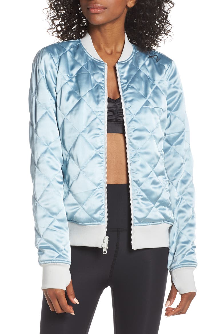 Reversible Bomber Jacket, Alternate, color, CAMO / LIGHT BLUE