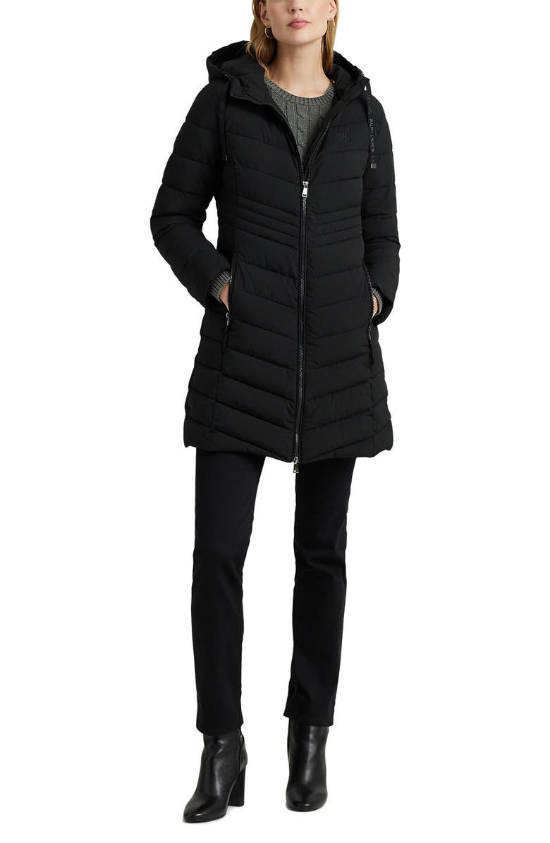 Lauren Ralph Lauren Hooded Puffer Jacket, Alternate, color,