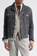 Eleventy Stretch Wool Blend Full Zip Sweater