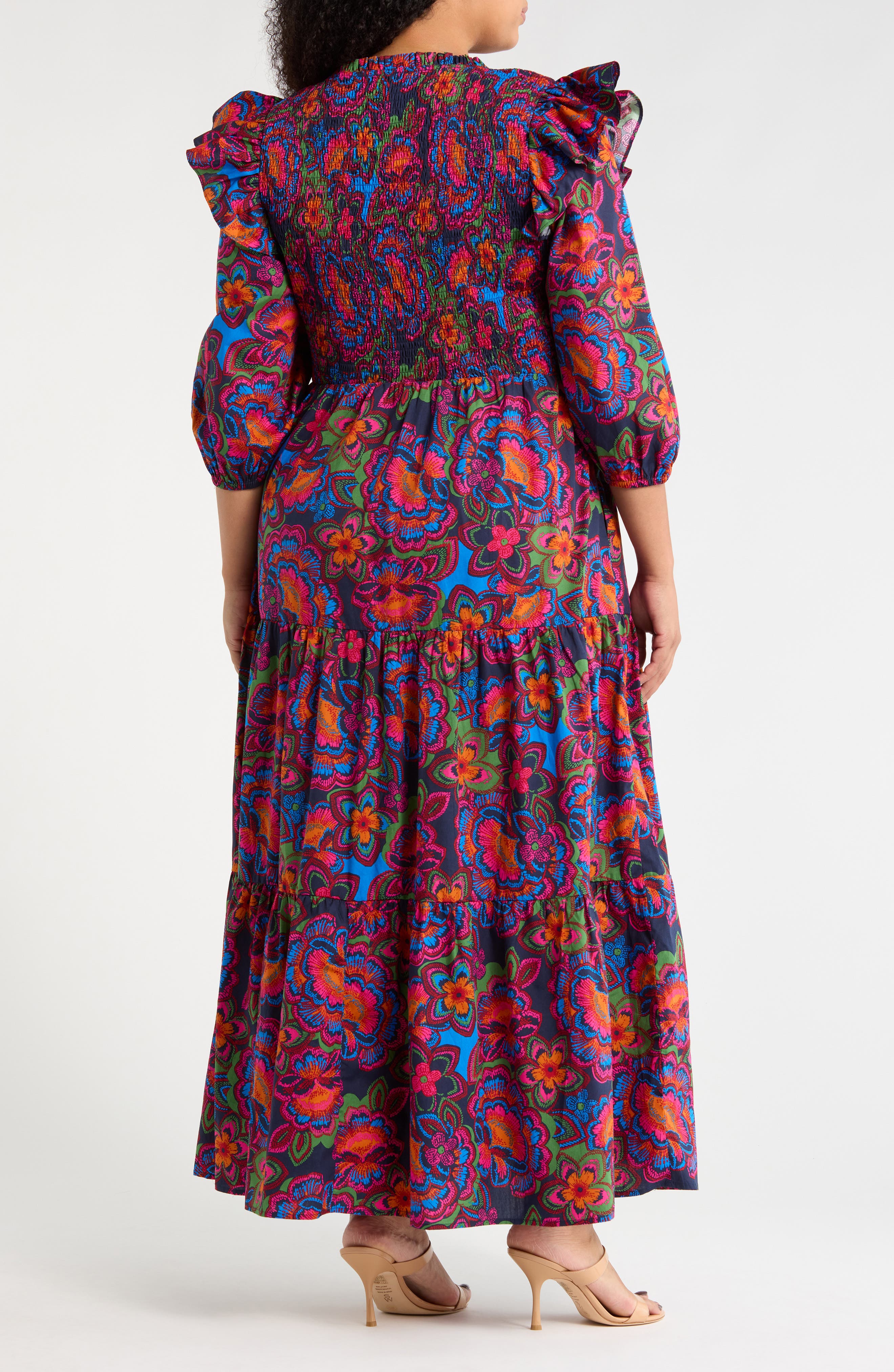 Raveena Smocked Maxi Dress - image 2
