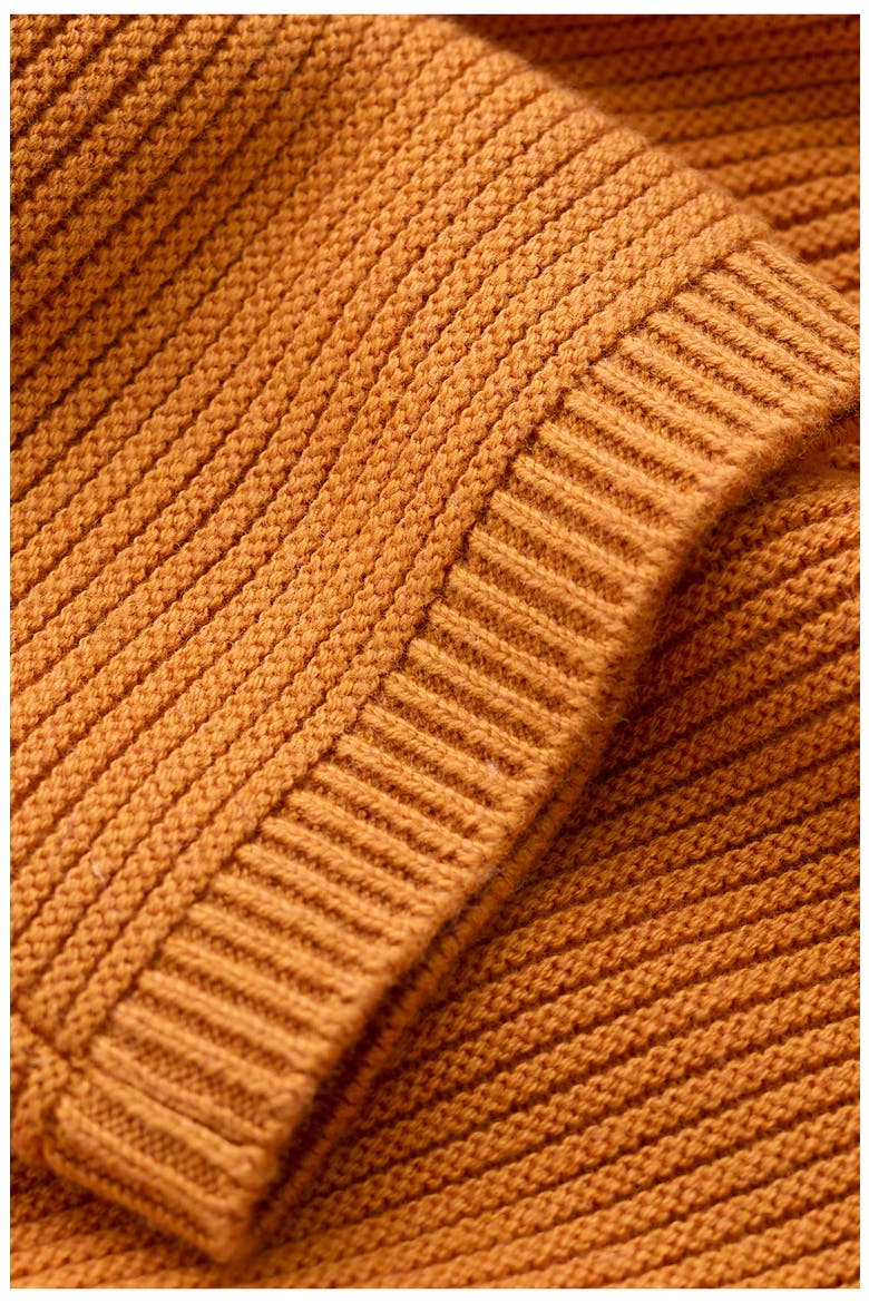 Makers Organic Cotton & Recycled Cotton Sweater, Alternate, color, AMBER