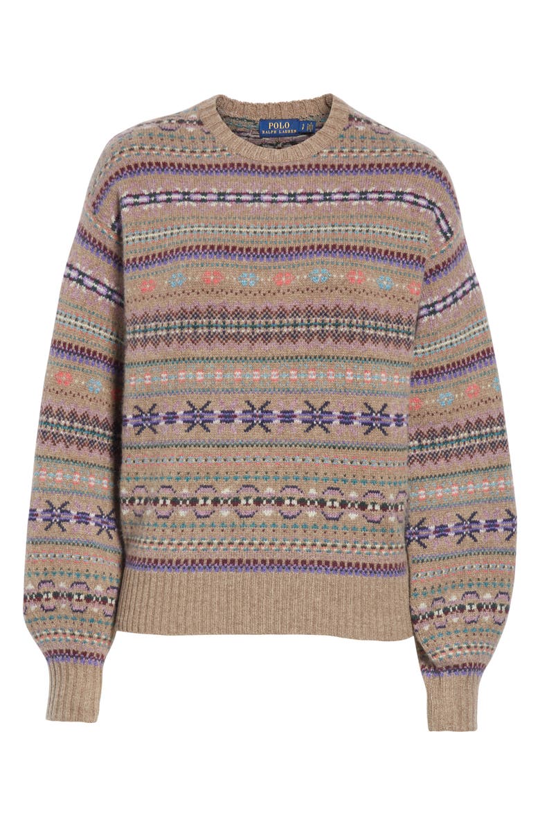 Polo Ralph Lauren Wool Blend Fair Isle Sweater, Alternate, color,