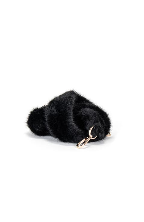 Faux Fur Soft Adjustable & Detachable Shoulder Bag & Purse Strap Accessory