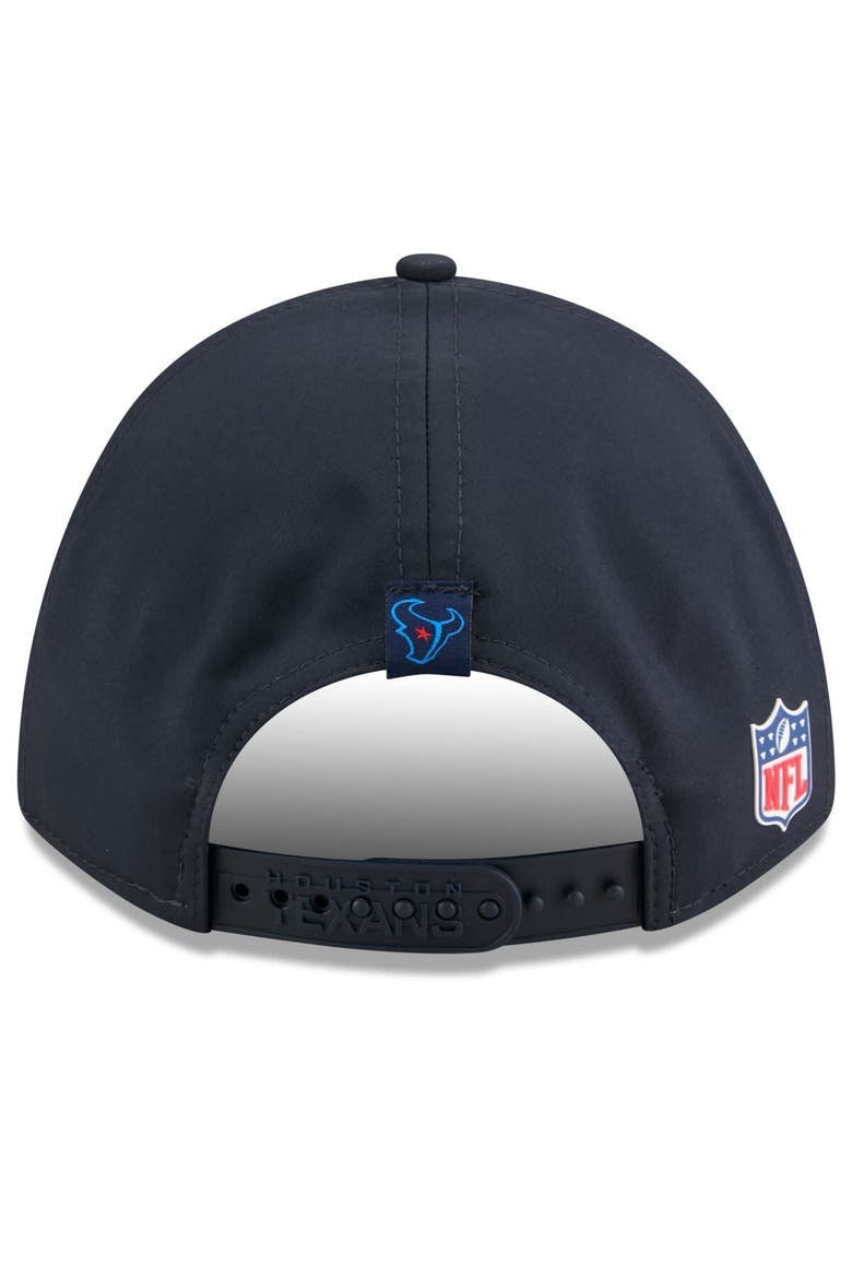 Men's New Era Navy Houston Texans 2025 Sideline H-Town M-Crown 9FORTY Adjustable Hat, Alternate, color, Navy
