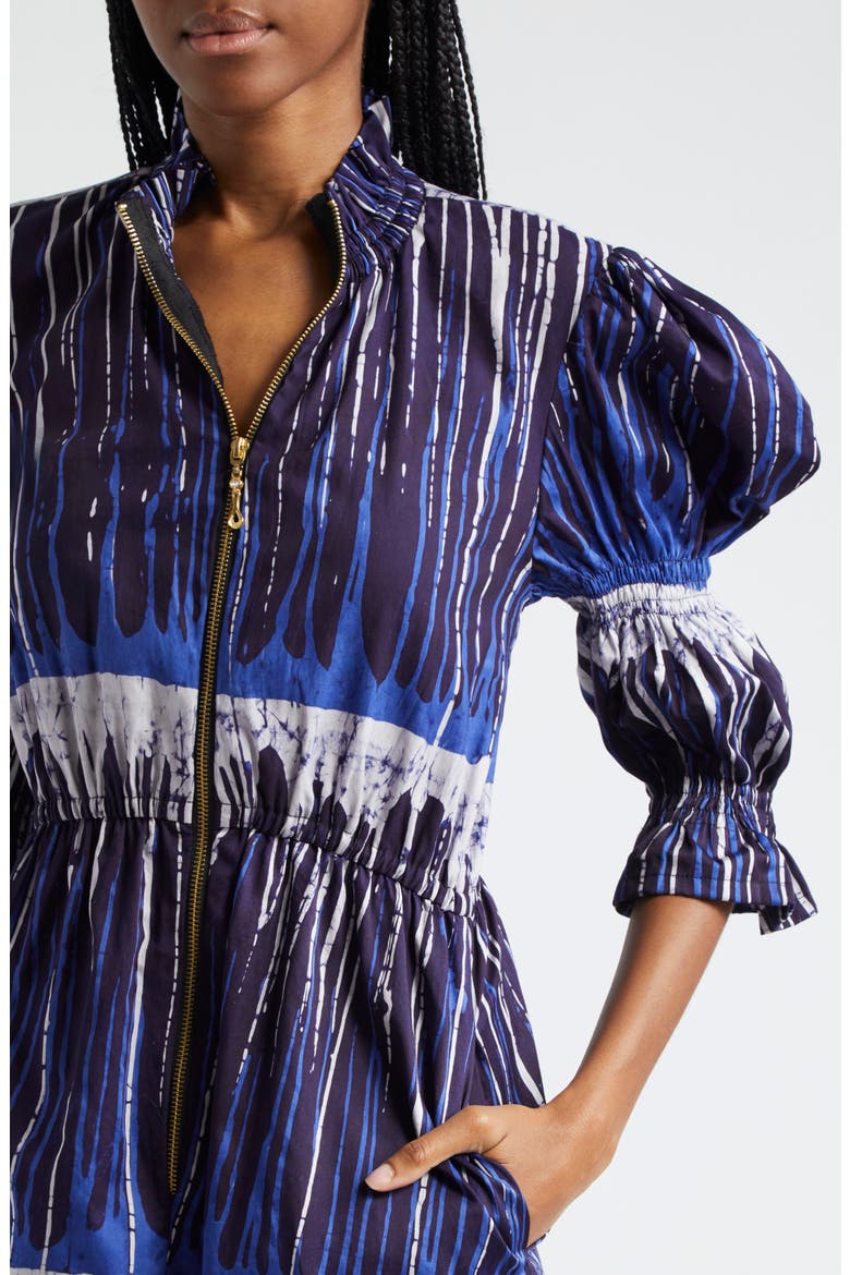 Alaiye Midi Dress, Alternate, color, BLUE