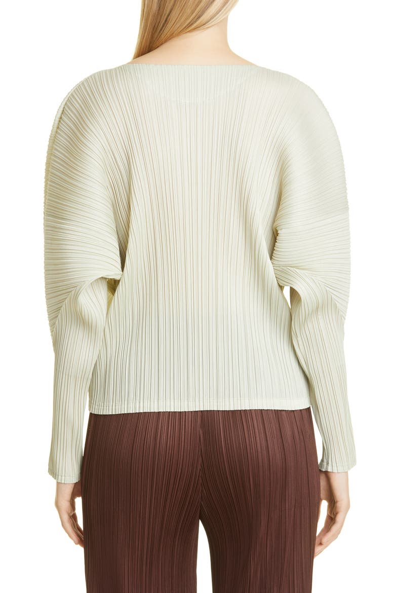 Monthly Colors October Pleated Top, Alternate, color, GREYISH BEIGE