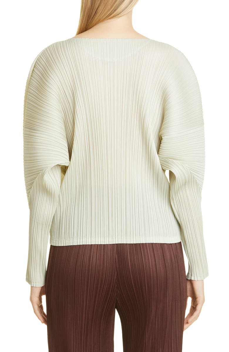 Pleats Please Issey Miyake Monthly Colors October Pleated Top, Alternate, color, 