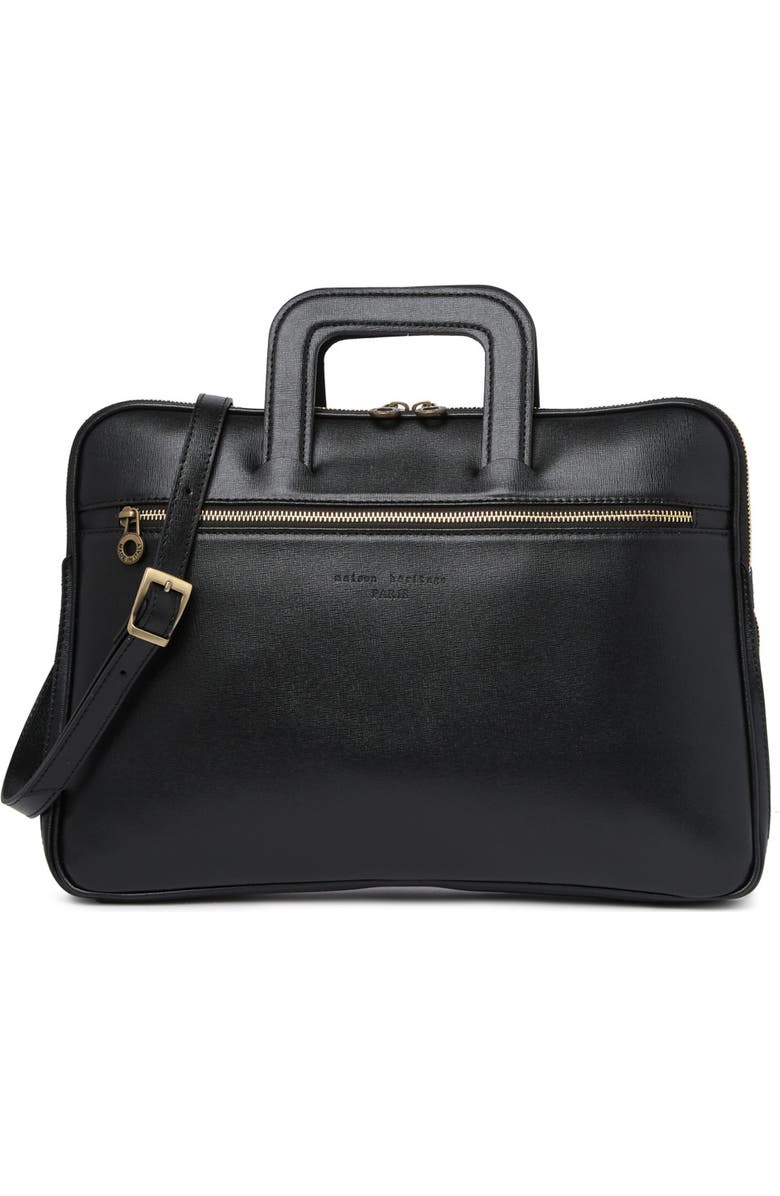 MAISON HERITAGE Leather Document Holder Briefcase, Main, color,