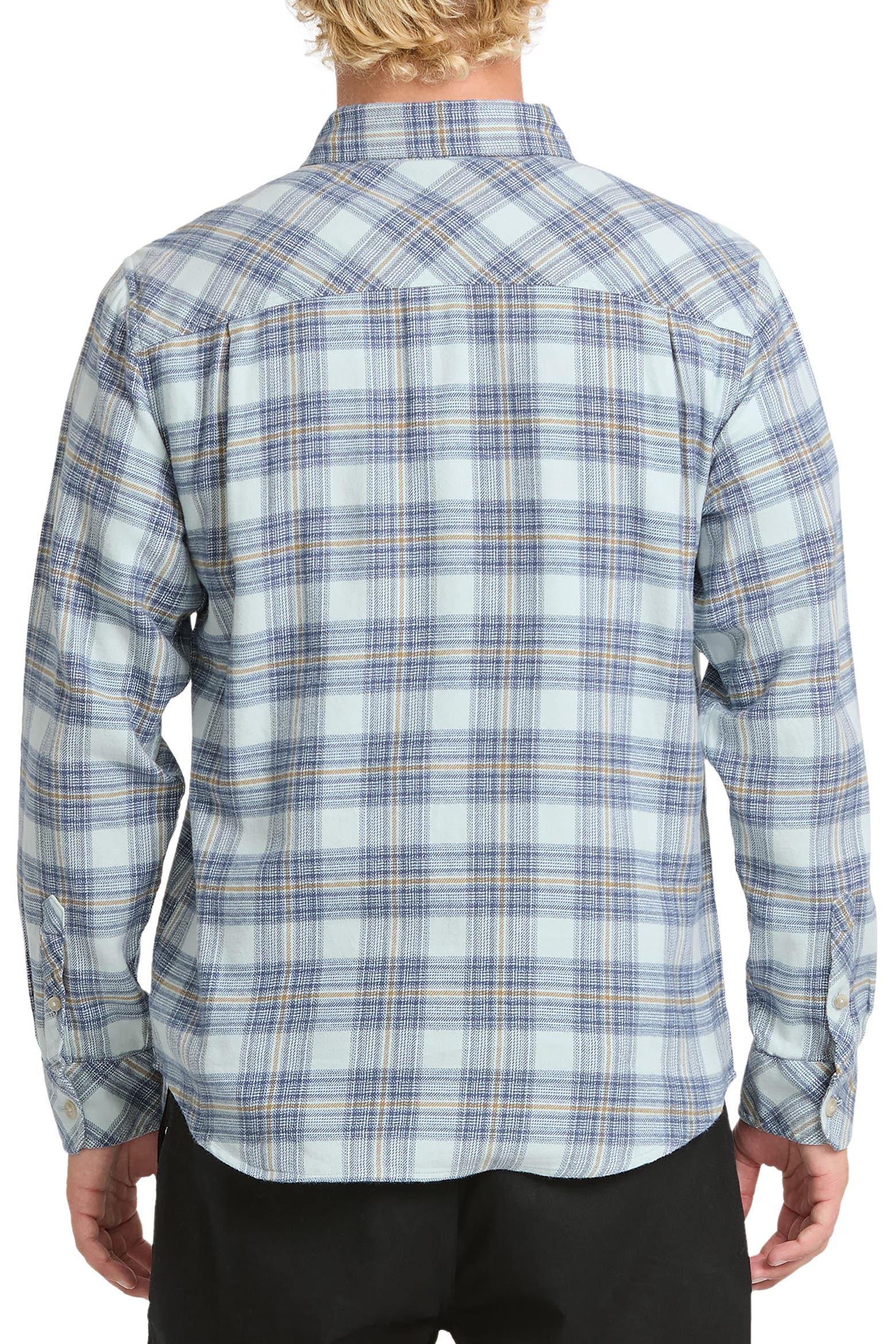 Button Image For List Quiksilver Rialto Plaid Cotton Flannel Button-Up Shirt (Men) | Nordstrom