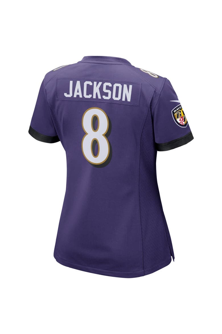 Women's Nike Lamar Jackson Purple Baltimore Ravens Game Jersey, Alternate, color, Purple
