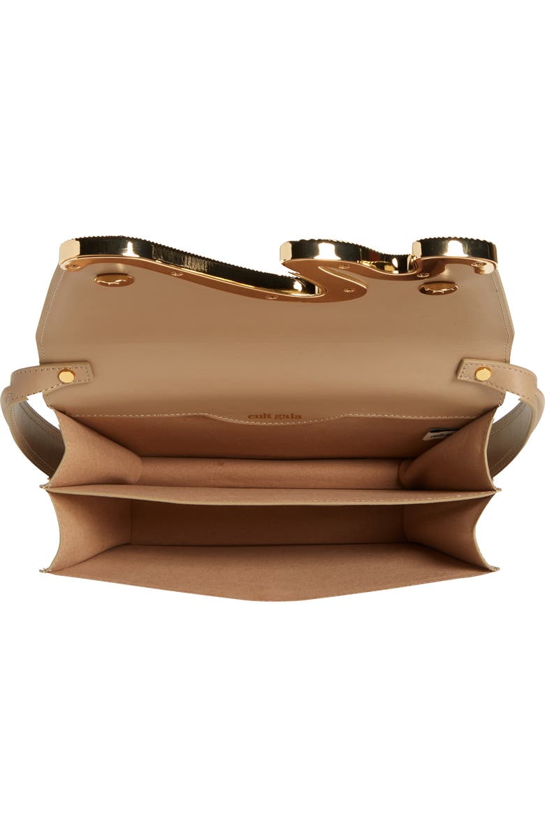 Cult Gaia Livi Leather Shoulder Bag, Alternate, color,