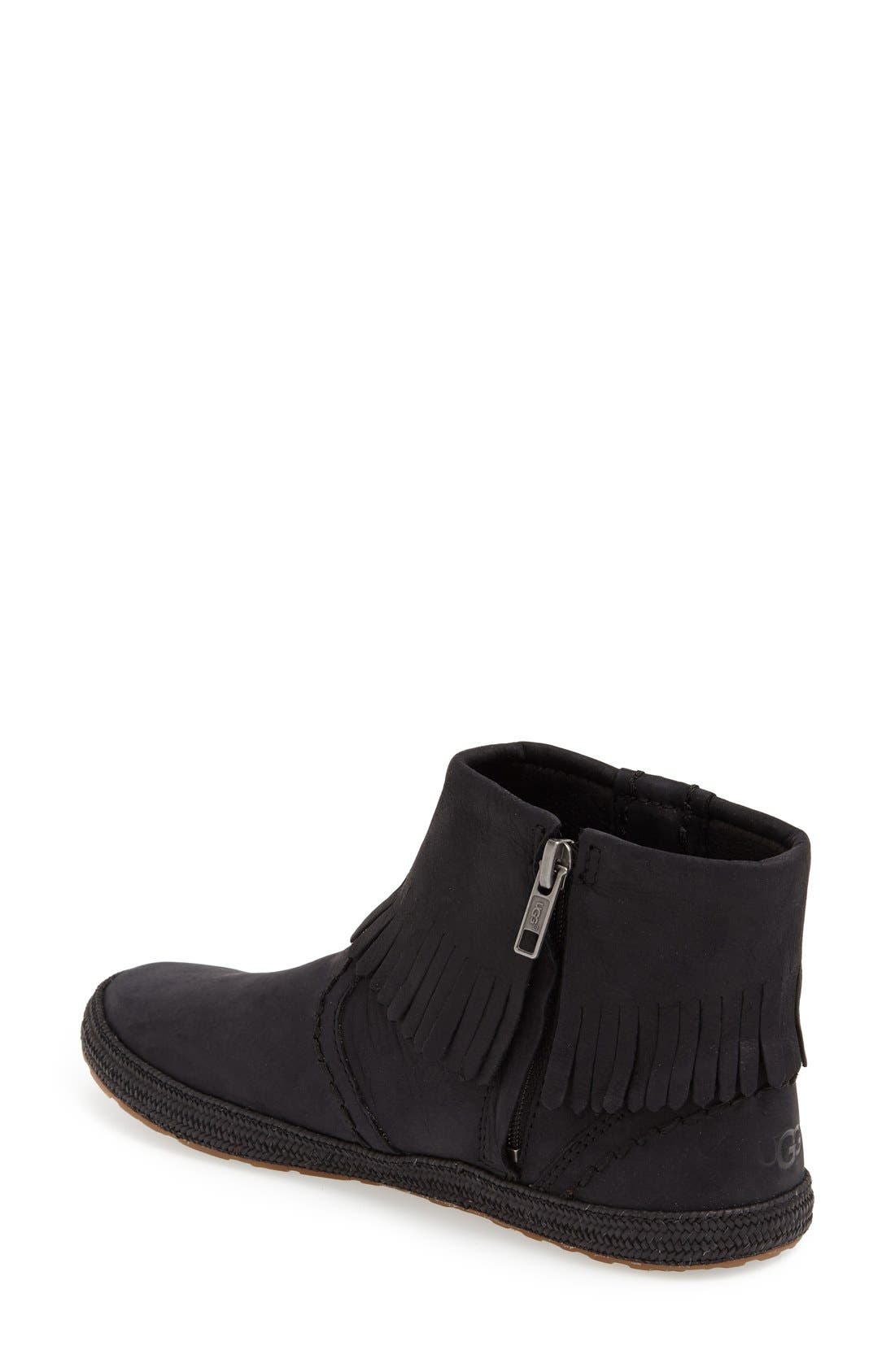 UGG<sup>®</sup> Australia 'Tiana' Fringe Bootie, Alternate, color, 