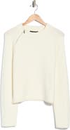 Sanctuary Zip It Crewneck Sweater