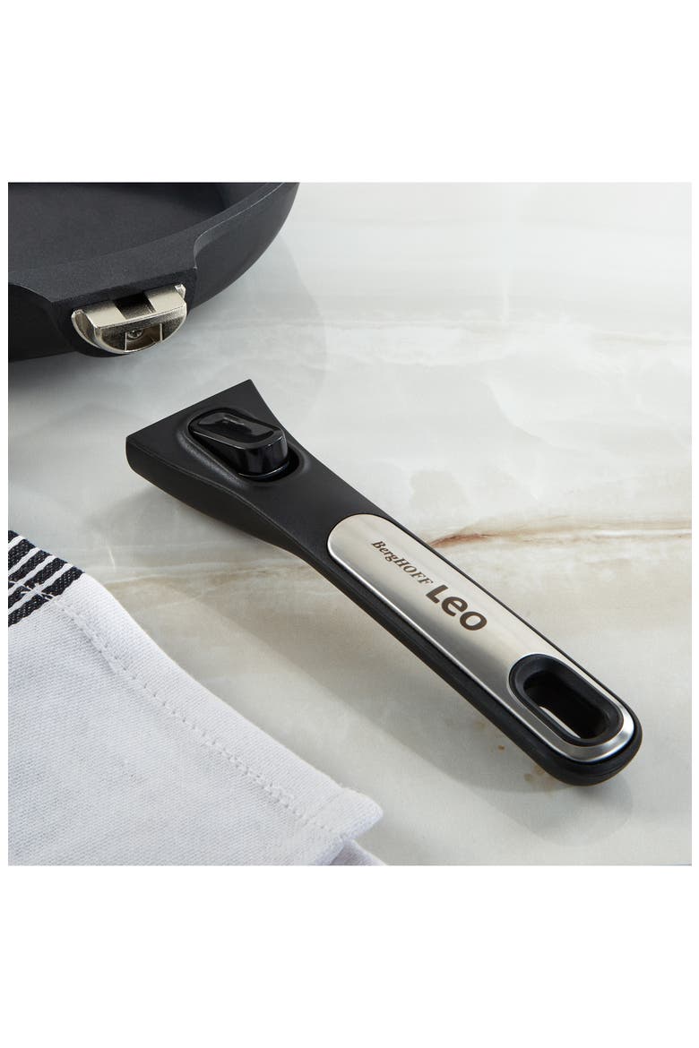 Leo Phantom Frying Pan, Alternate, color, BLACK