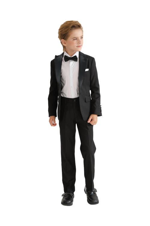Moustache Shawl Lapel Suit In Green