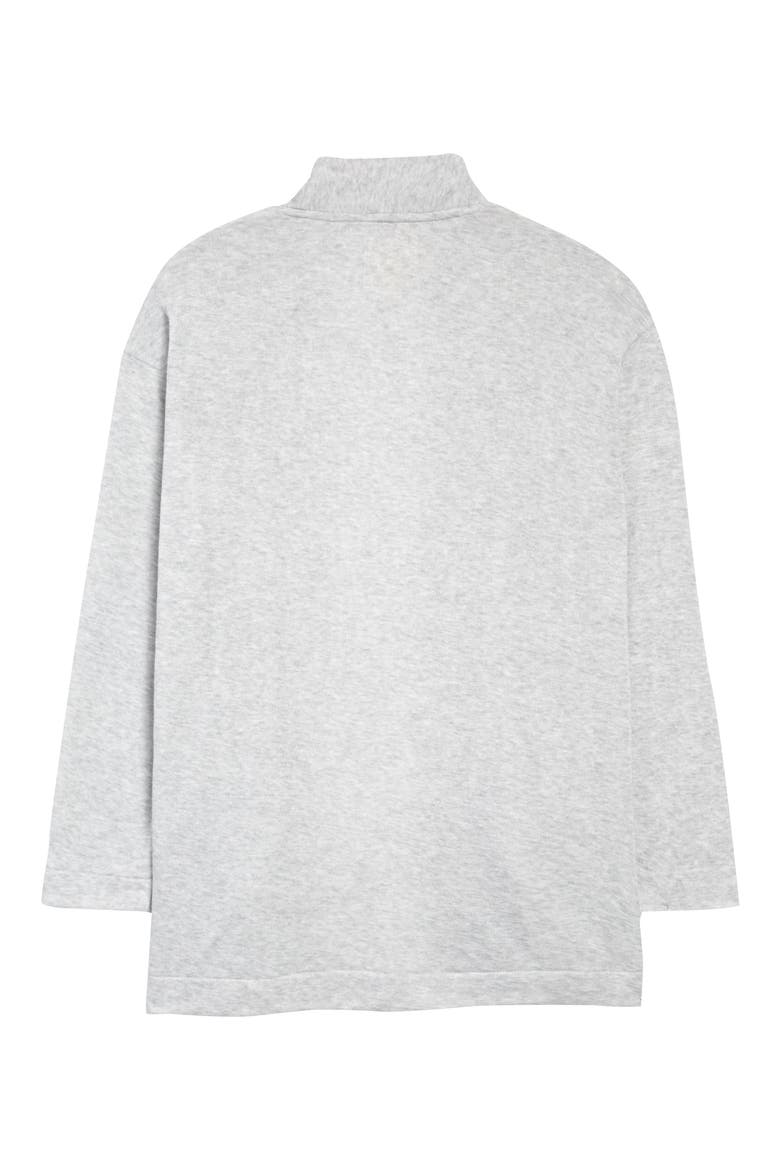 Open Front Cardigan, Alternate, color, GREY LIGHT HEATHER