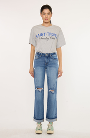 KanCan Carrie Essentials Mid Rise True Straight Jeans