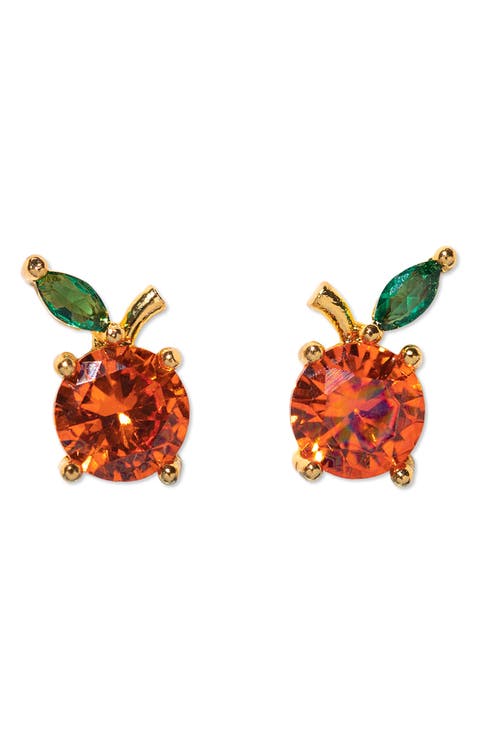 Orange Juice Stud Earrings