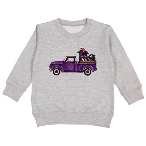 Mardi Gras Truck Patch Sweatshirt (Baby, Toddler & Little Kid)
