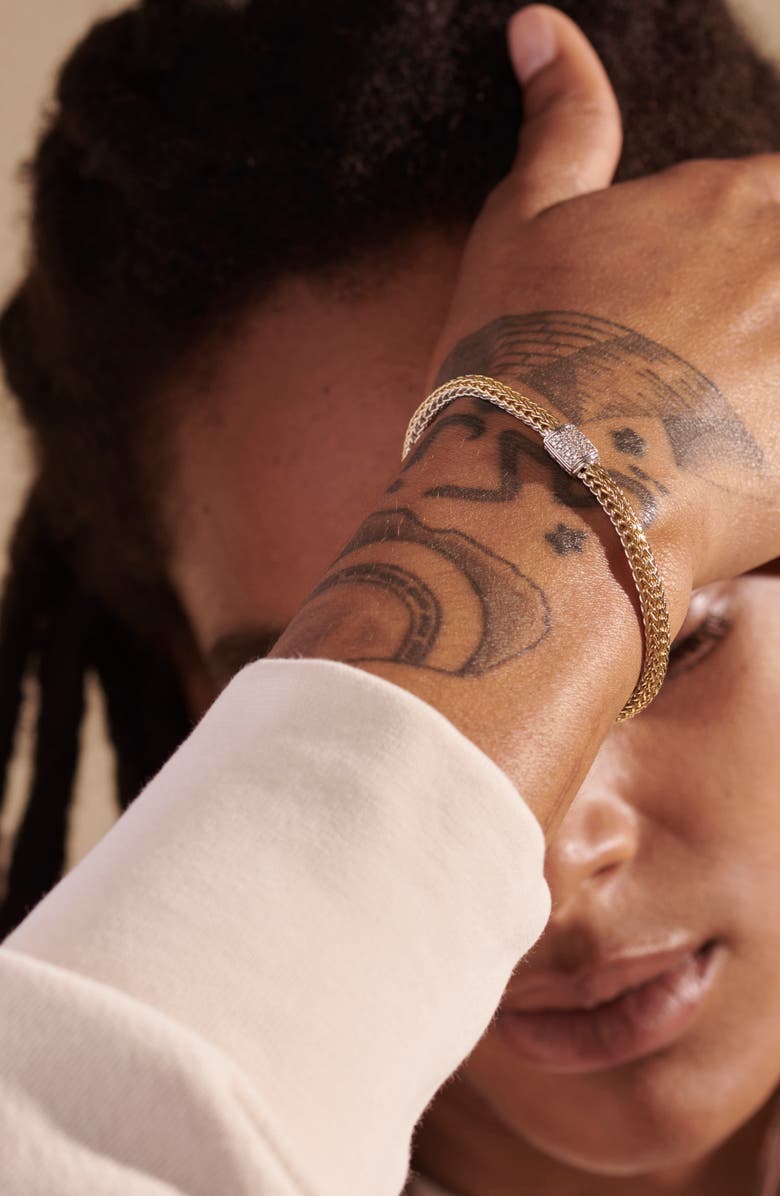 John Hardy Classic Chain Bracelet, 5mm, Alternate, color, Gold/Silver