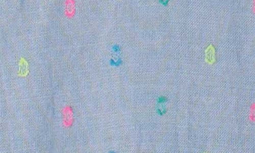 Hatley Clip Dot Chambray Party Dress In Chambray