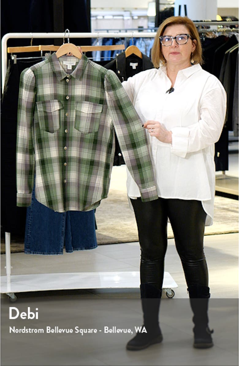 Puff Shoulder Button-Up Shirt, sales video thumbnail