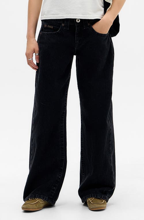 Bdg Urban Outfitters Kayla Wide Leg Jeans In Black