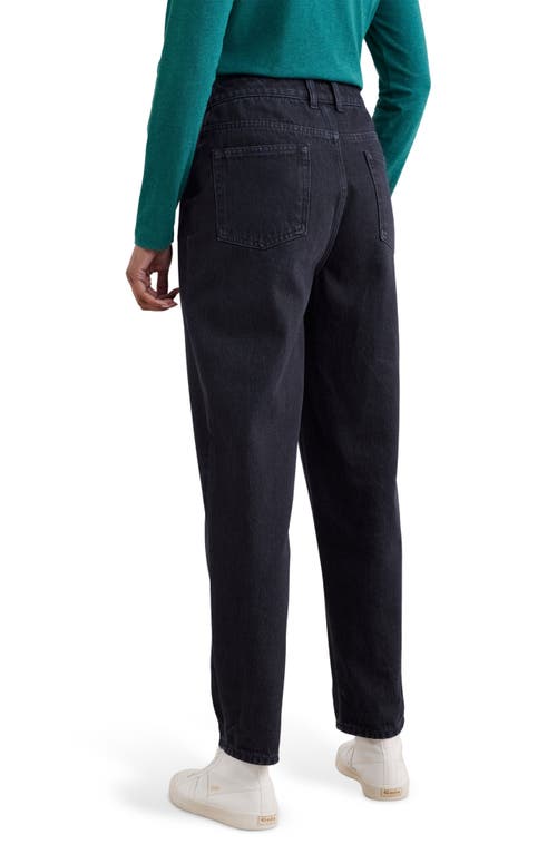 Shop Seasalt Cornwall Towan Barrel Leg Organic Cotton Jeans In Inkwell