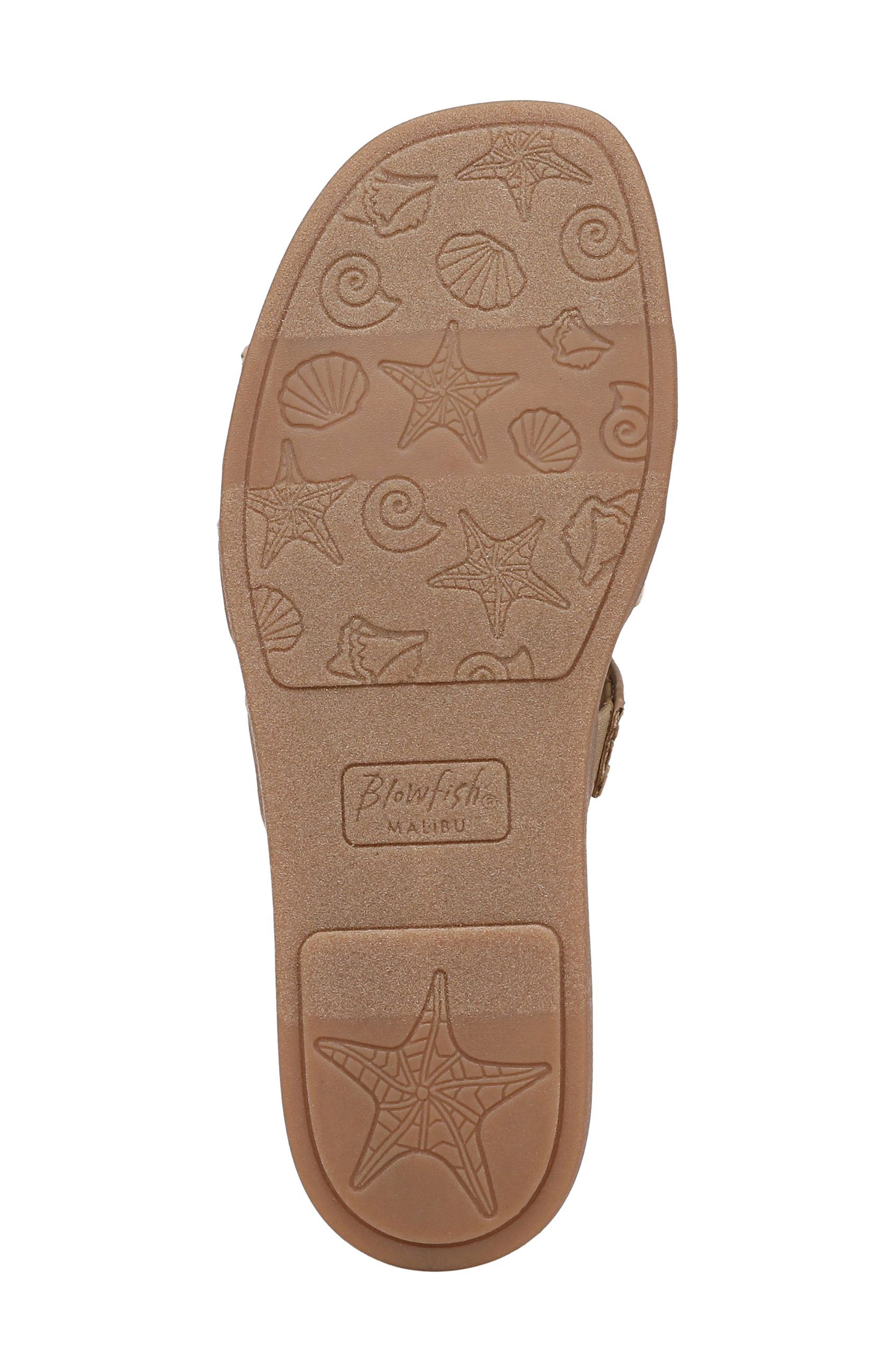 Jellyfish Slide Sandal, Alternate, color, NATURAL RAFFIA