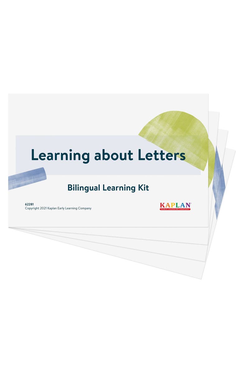 Kaplan Early Learning Company Learning about Letters Learning Kit - Bilingual, Alternate, color, Multicolor