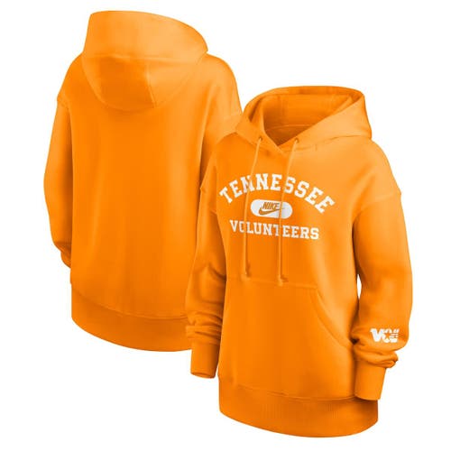 Nike Tennessee Orange Tennessee Volunteers Oversized Legacy Phoenix Foundational Stack Pullover Hood In Tennessee Orange