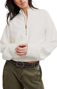 Free People We The Free Celeste Quarter-Zip Pullover