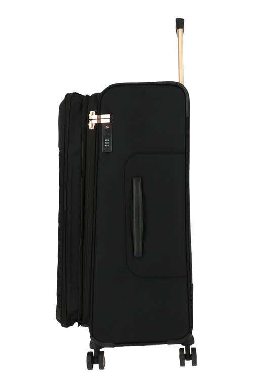 Ted Baker Chevron Quilt 3-piece Luggage Set In Black