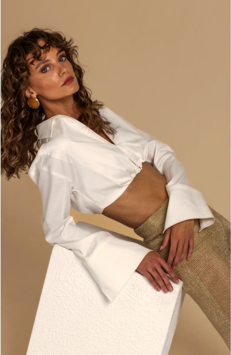 Maeve Iris Pants, Alternate, color, Shiny Gold