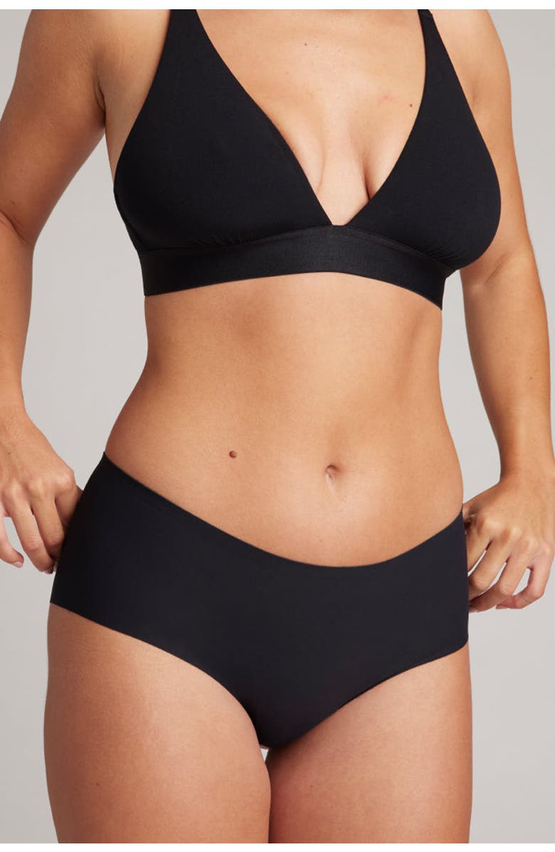 Negative Underwear Base Boy Short, Main, color, Black