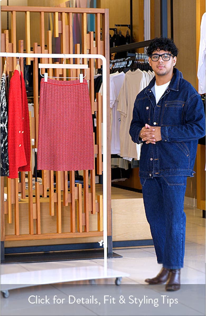 Textured Stitch Pencil Skirt, sales video thumbnail