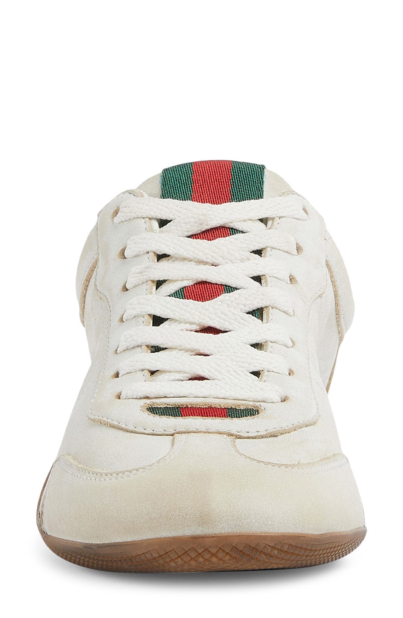 Gucci Elan Low Top Sneaker, Alternate, color, White
