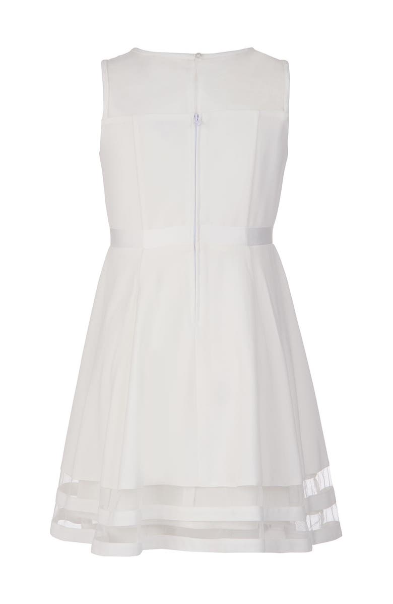 Calvin Klein Illusion Mesh Dress, Alternate, color, 