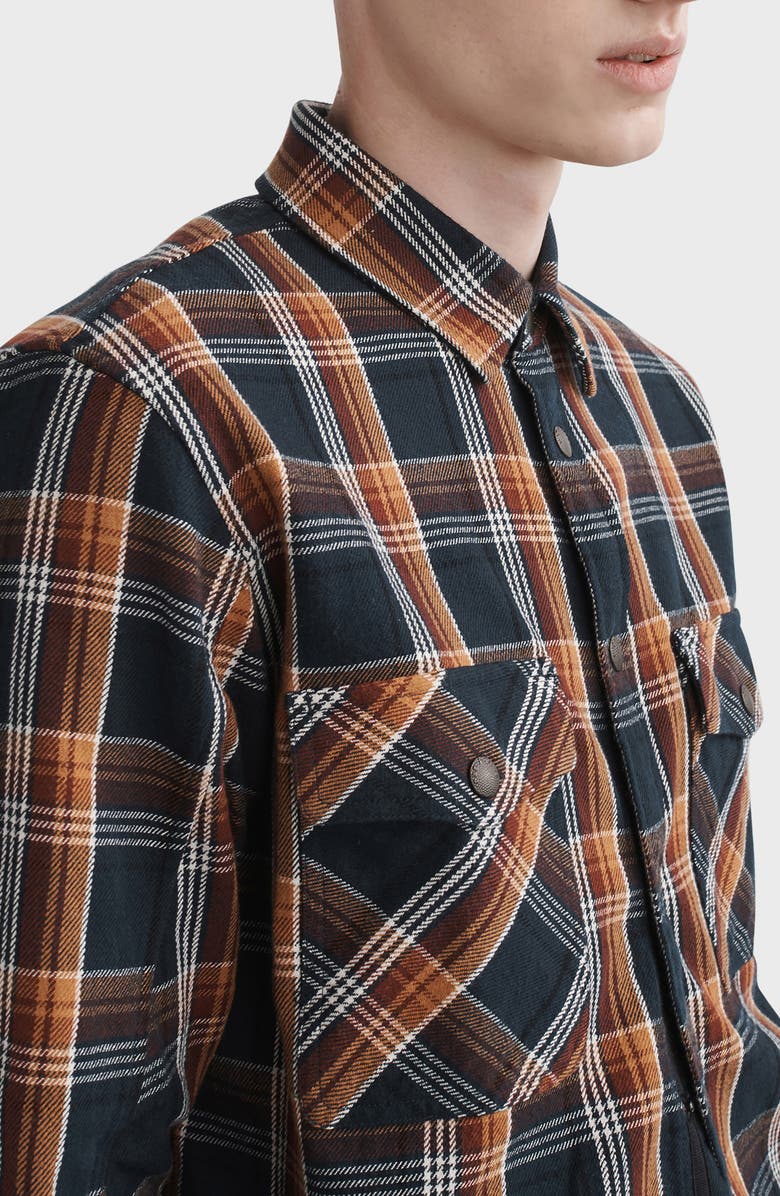rag & bone Engineered Japanese Plaid Shirt Jacket, Alternate, color,