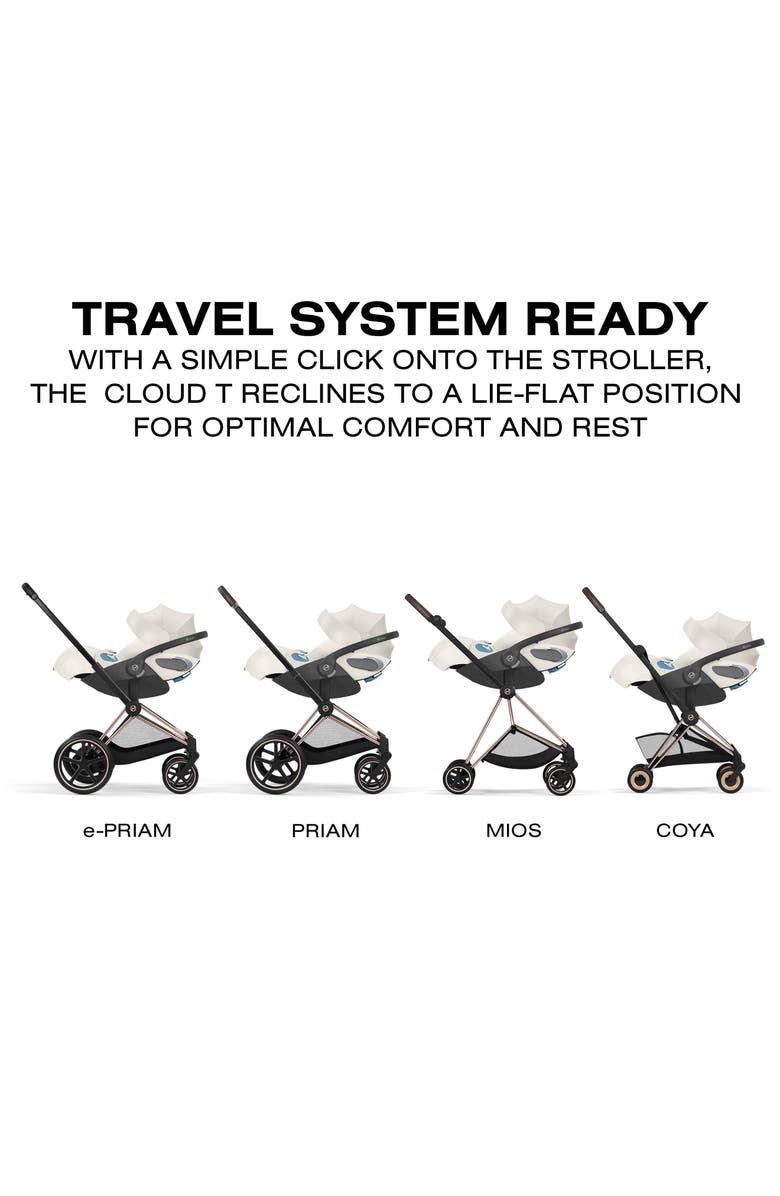 CYBEX Cloud T Infant Car Seat with Leg Load Base, Alternate, color, 