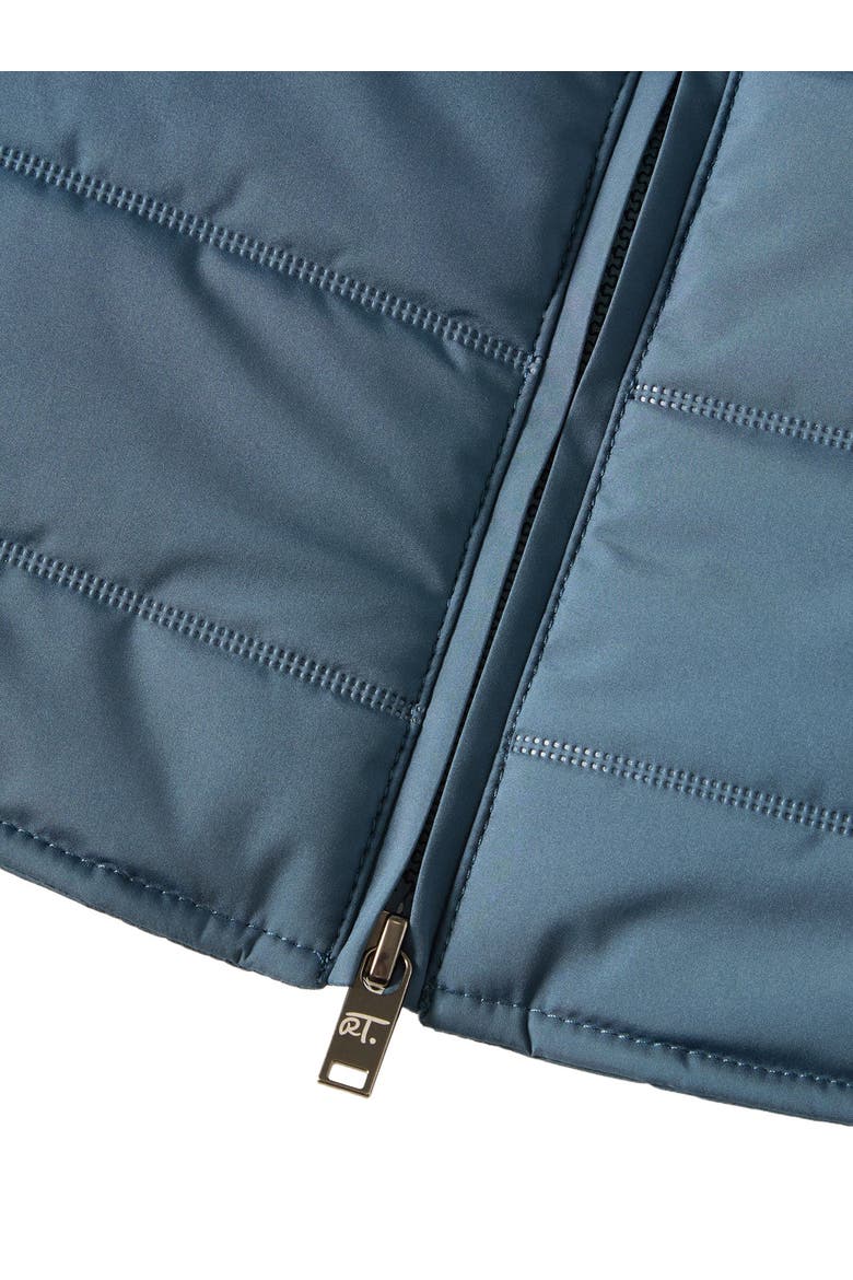 Driver Quilted Vest, Alternate, color, Dusty Blue