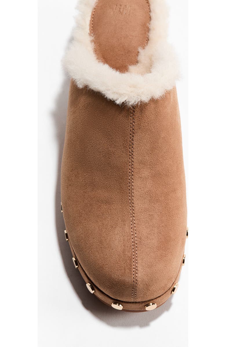 H&M Warm-lined Clogs, Alternate, color, Dark Beige