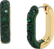 Kurt Geiger London Crystal Pavé Oval Hoop Earrings