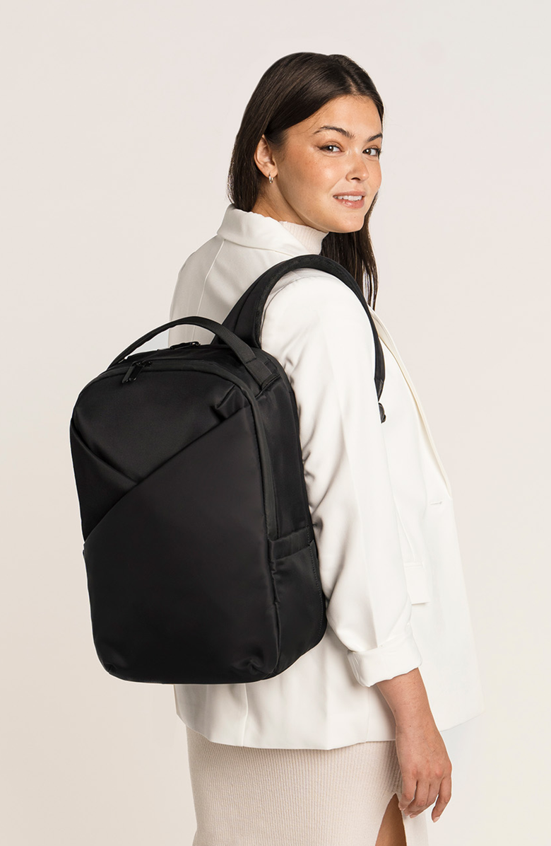 Lux and Nyx Origami 16-inch Laptop Backpack For Women, Alternate, color, Black