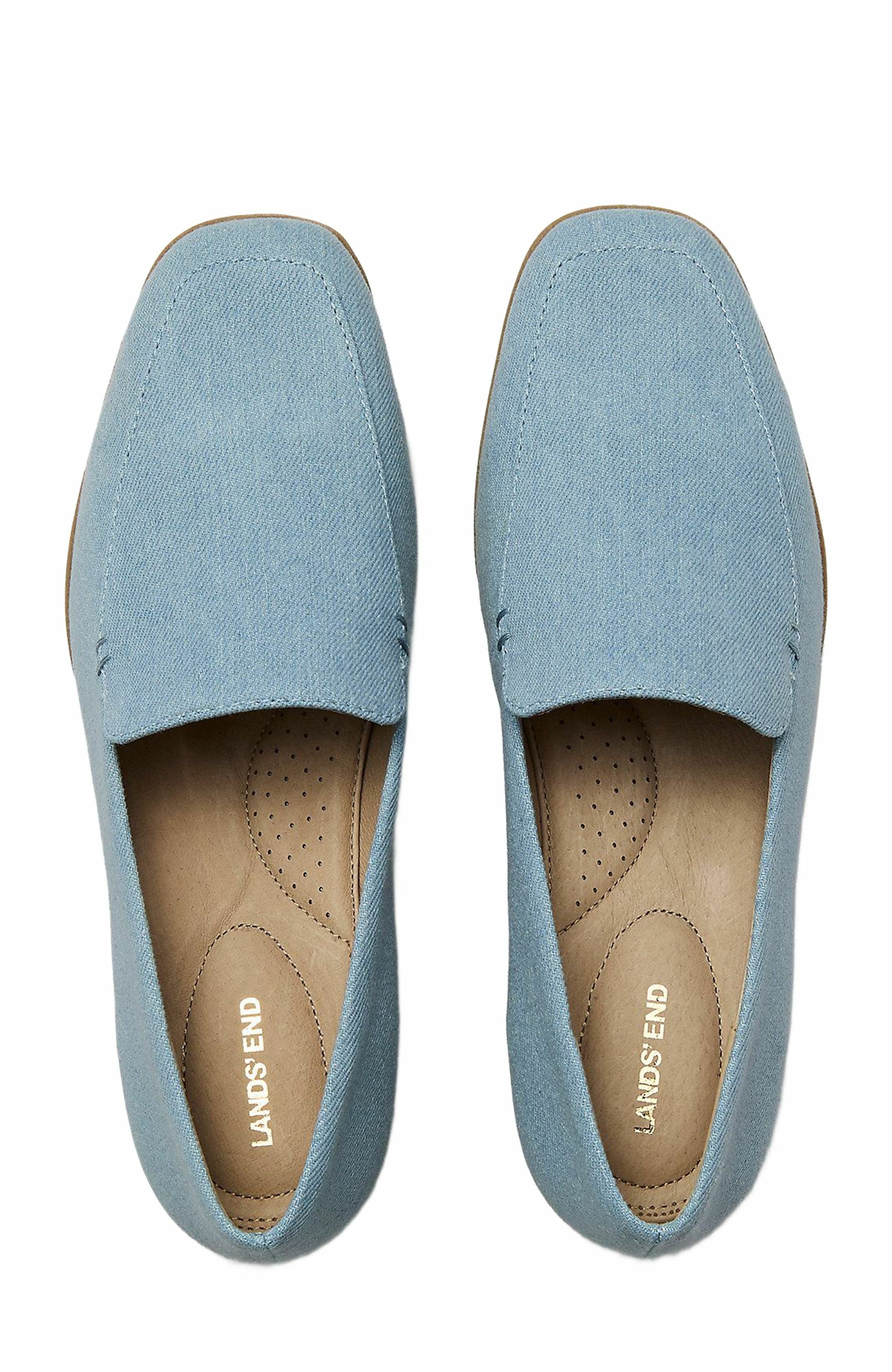 Lands' End Classic Denim Loafers, Main, color, 