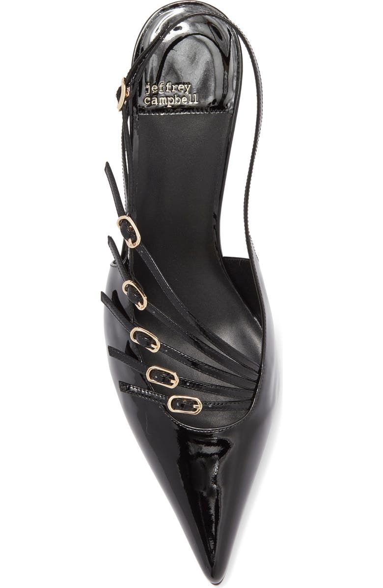 Jeffrey Campbell Lash Pointed Toe Kitten Heel Sandal, Alternate, color,