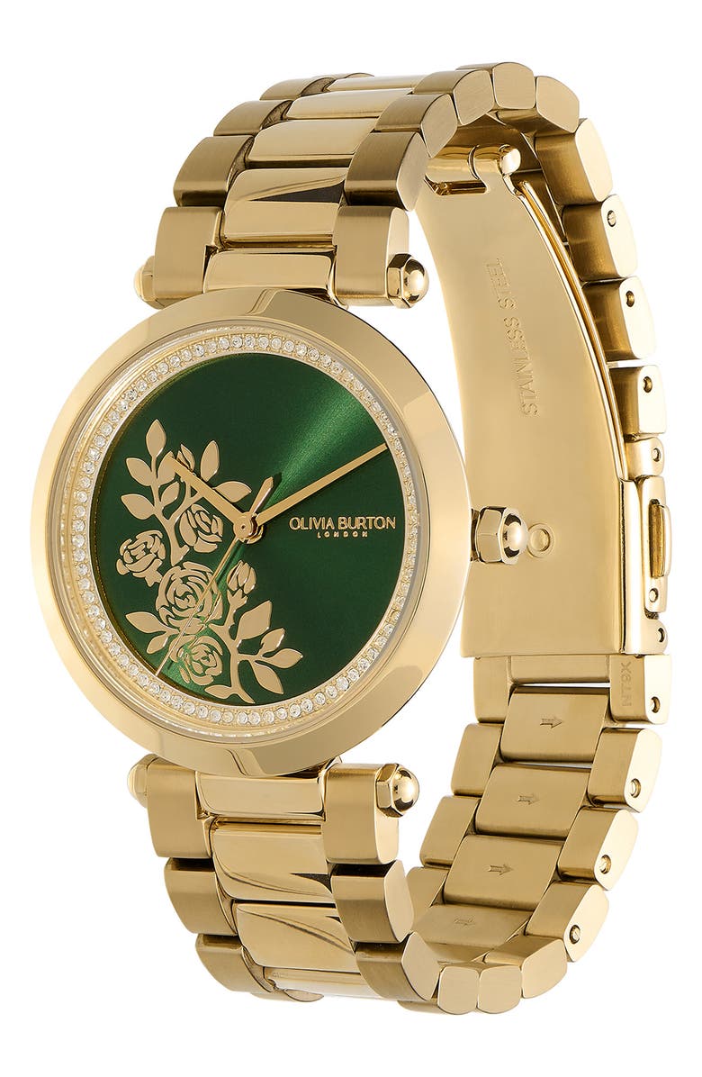 Olivia Burton Signature Florals Bracelet Watch, 34mm, Alternate, color,