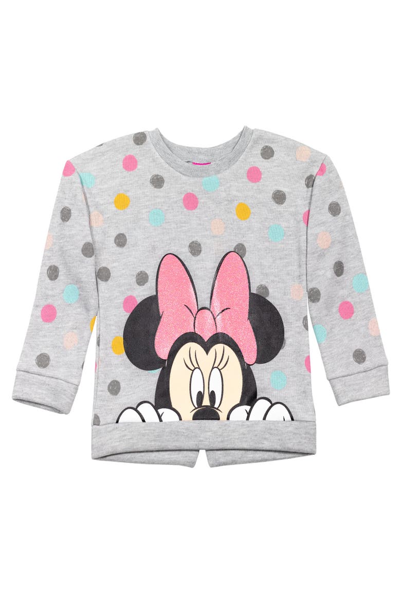 Sweatshirt & Leggings Set, Alternate, color, Grey/Pink